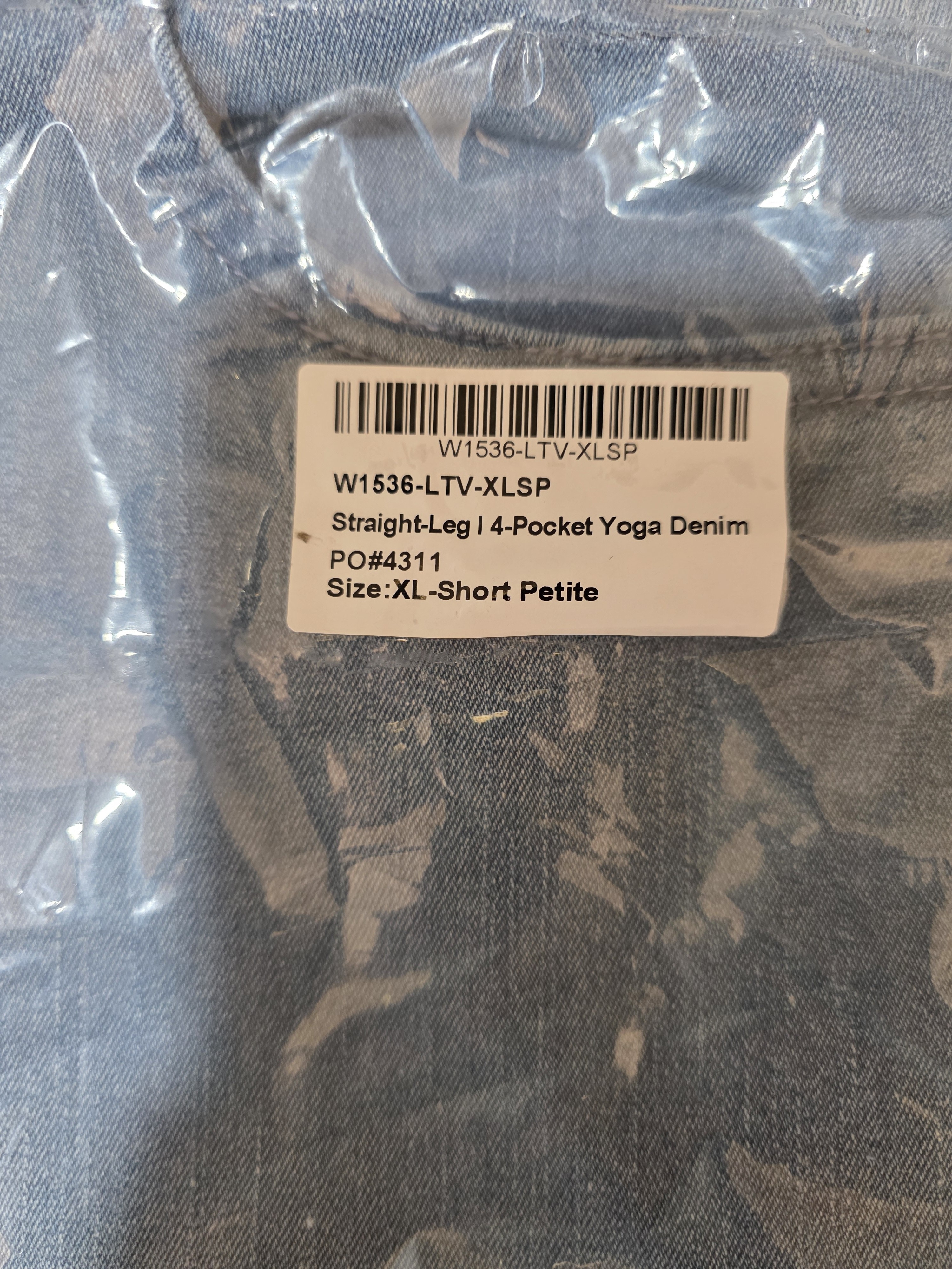 Betabrand Straight Leg Yoga Denim Jeans — image 4 of 5